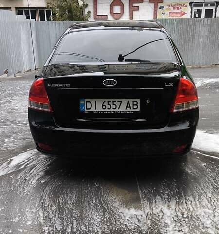 Черный Киа Черато, объемом двигателя 1.6 л и пробегом 192 тыс. км за 4250 $, фото 2 на Automoto.ua