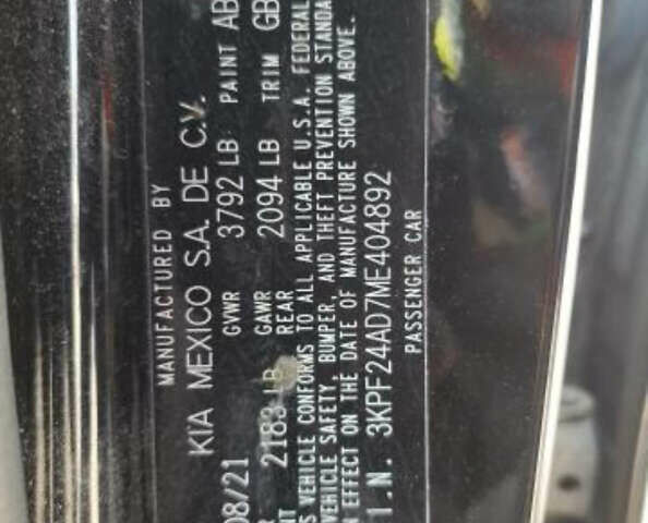 Черный Киа Форте, объемом двигателя 2 л и пробегом 35 тыс. км за 14400 $, фото 10 на Automoto.ua