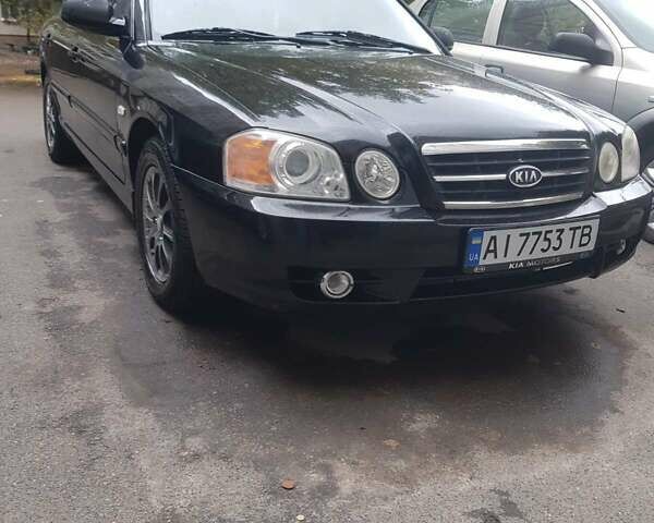 Киа Маджентис 2004 в Белой Церкве на Automoto.ua Черный Киа Маджентис, объемом двигателя 2 л и пробегом 200 тыс. км за 3000 $, фото 2 на Automoto.ua