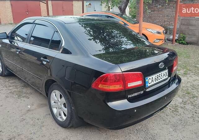 Черный Киа Маджентис, объемом двигателя 2 л и пробегом 200 тыс. км за 5200 $, фото 2 на Automoto.ua