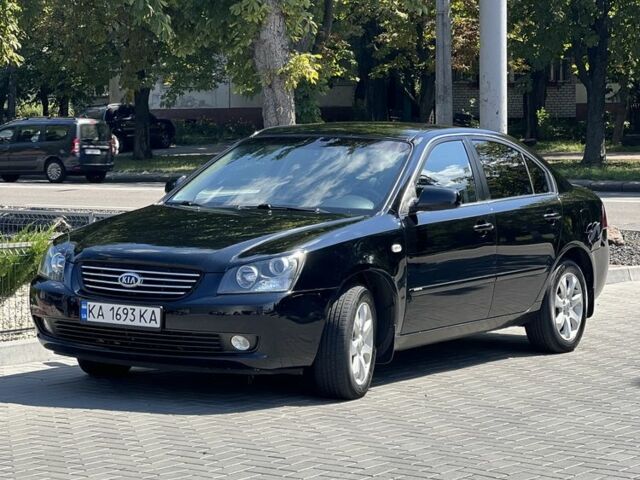 Черный Киа Маджентис, объемом двигателя 2 л и пробегом 238 тыс. км за 5500 $, фото 1 на Automoto.ua