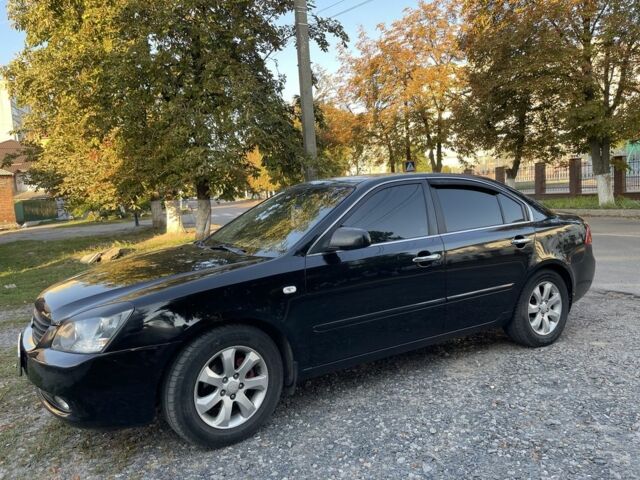 Черный Киа Маджентис, объемом двигателя 2 л и пробегом 189 тыс. км за 4750 $, фото 3 на Automoto.ua