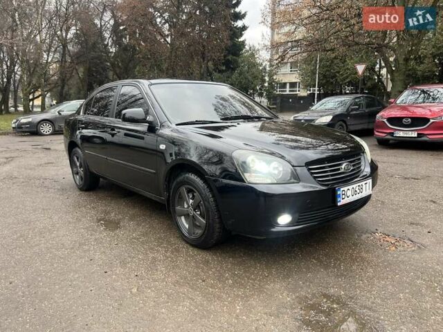 Черный Киа Маджентис, объемом двигателя 2 л и пробегом 258 тыс. км за 5500 $, фото 4 на Automoto.ua