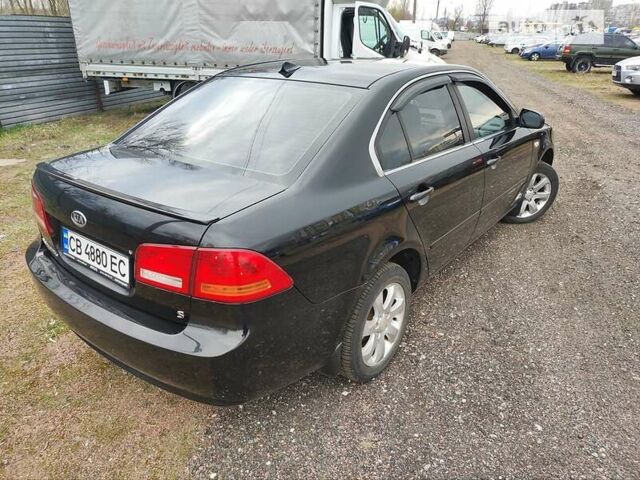 Черный Киа Маджентис, объемом двигателя 2 л и пробегом 144 тыс. км за 5500 $, фото 4 на Automoto.ua