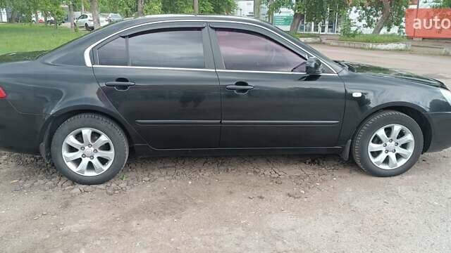 Черный Киа Маджентис, объемом двигателя 2 л и пробегом 187 тыс. км за 6050 $, фото 3 на Automoto.ua