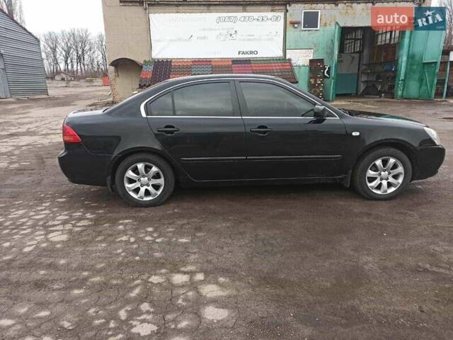 Черный Киа Маджентис, объемом двигателя 2 л и пробегом 322 тыс. км за 5000 $, фото 7 на Automoto.ua