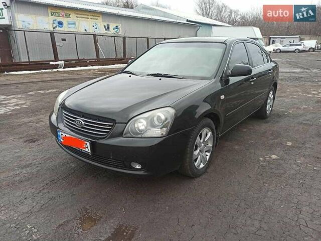 Черный Киа Маджентис, объемом двигателя 2 л и пробегом 322 тыс. км за 5000 $, фото 11 на Automoto.ua