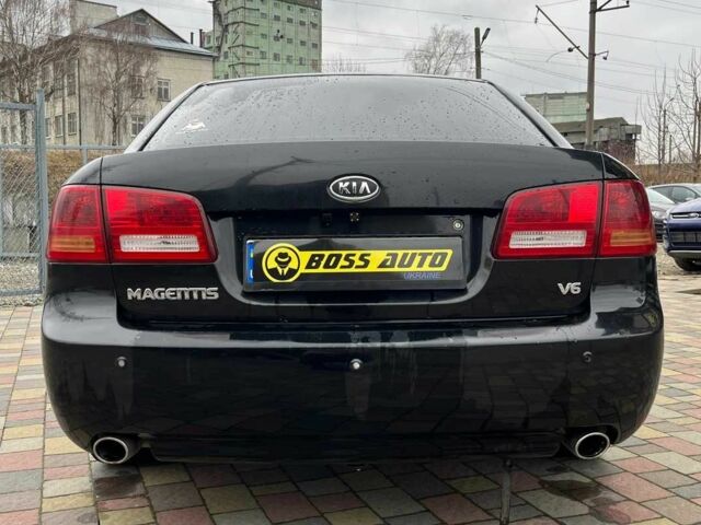 Черный Киа Маджентис, объемом двигателя 2.7 л и пробегом 219 тыс. км за 4600 $, фото 5 на Automoto.ua