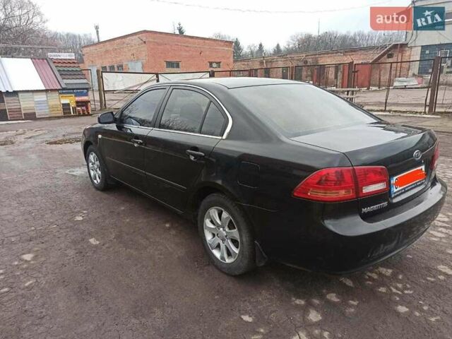 Черный Киа Маджентис, объемом двигателя 2 л и пробегом 322 тыс. км за 5000 $, фото 12 на Automoto.ua