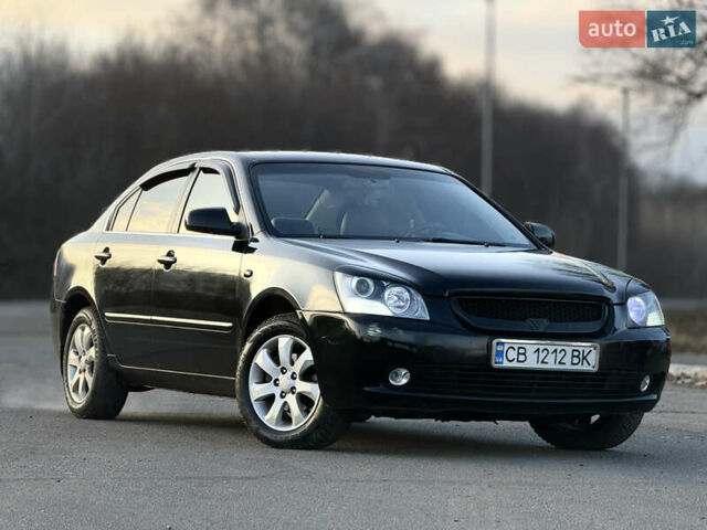 Черный Киа Маджентис, объемом двигателя 2 л и пробегом 305 тыс. км за 5400 $, фото 1 на Automoto.ua