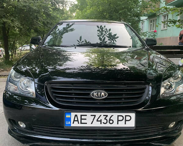 Черный Киа Маджентис, объемом двигателя 2 л и пробегом 272 тыс. км за 5300 $, фото 2 на Automoto.ua