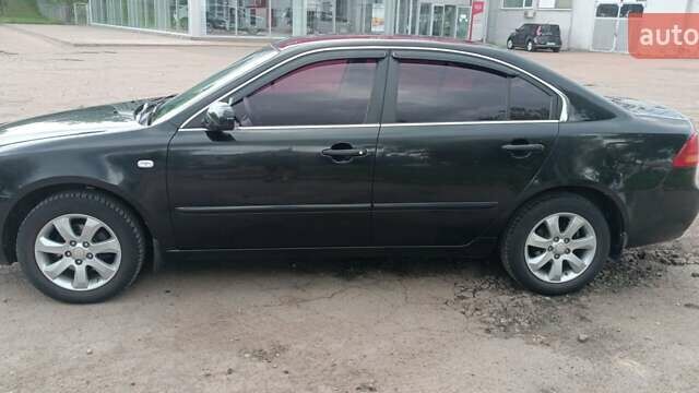 Черный Киа Маджентис, объемом двигателя 2 л и пробегом 187 тыс. км за 6050 $, фото 2 на Automoto.ua
