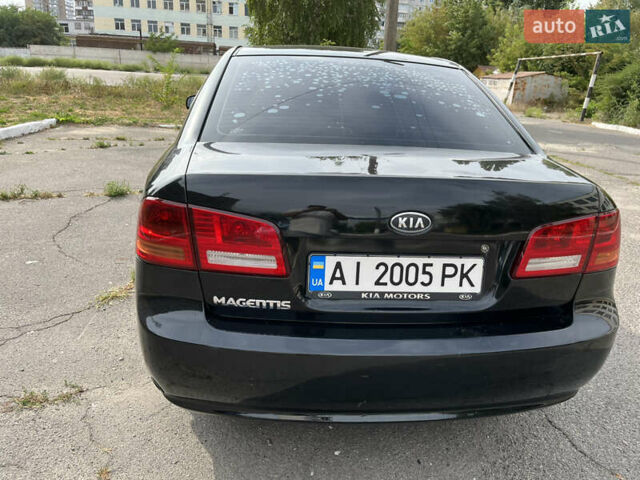 Черный Киа Маджентис, объемом двигателя 2 л и пробегом 319 тыс. км за 4400 $, фото 3 на Automoto.ua