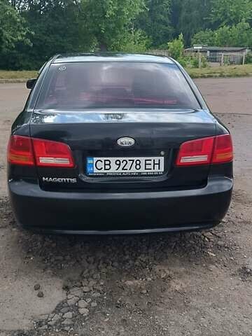 Черный Киа Маджентис, объемом двигателя 2 л и пробегом 187 тыс. км за 6050 $, фото 1 на Automoto.ua