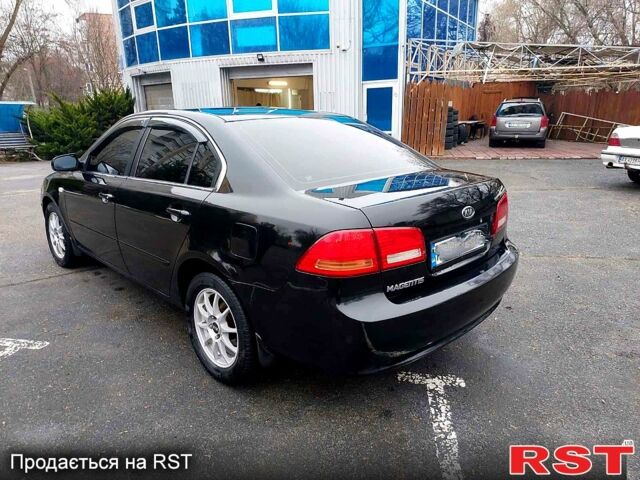 Черный Киа Маджентис, объемом двигателя 2 л и пробегом 270 тыс. км за 5150 $, фото 3 на Automoto.ua