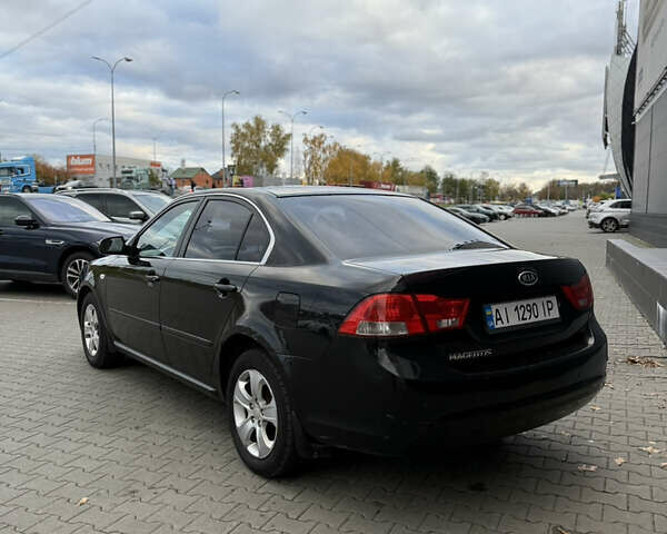 Черный Киа Маджентис, объемом двигателя 2 л и пробегом 350 тыс. км за 4650 $, фото 6 на Automoto.ua