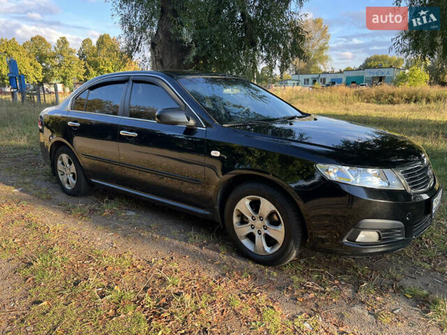 Черный Киа Маджентис, объемом двигателя 2 л и пробегом 227 тыс. км за 5800 $, фото 1 на Automoto.ua