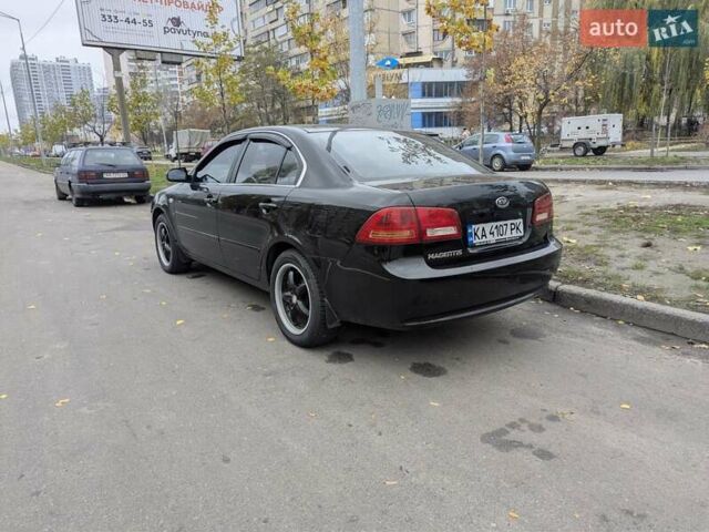 Черный Киа Маджентис, объемом двигателя 2 л и пробегом 236 тыс. км за 6000 $, фото 5 на Automoto.ua