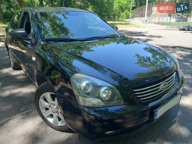 Черный Киа Маджентис, объемом двигателя 2 л и пробегом 190 тыс. км за 6500 $, фото 6 на Automoto.ua