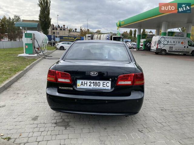 Черный Киа Маджентис, объемом двигателя 2 л и пробегом 239 тыс. км за 5200 $, фото 5 на Automoto.ua