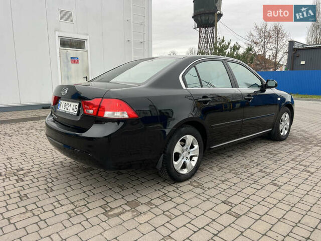 Черный Киа Маджентис, объемом двигателя 2 л и пробегом 212 тыс. км за 6500 $, фото 5 на Automoto.ua