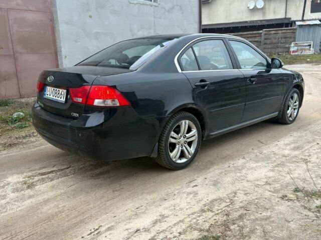 Черный Киа Маджентис, объемом двигателя 2 л и пробегом 260 тыс. км за 3100 $, фото 3 на Automoto.ua