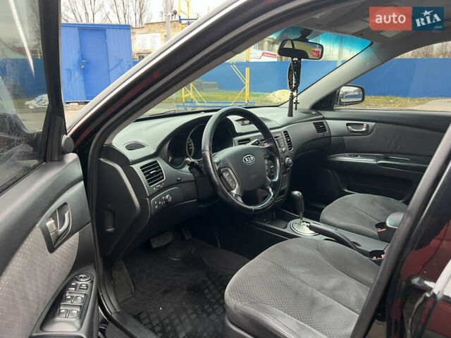 Черный Киа Маджентис, объемом двигателя 2 л и пробегом 212 тыс. км за 6500 $, фото 8 на Automoto.ua