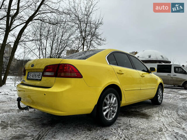 Желтый Киа Маджентис, объемом двигателя 2 л и пробегом 258 тыс. км за 3950 $, фото 5 на Automoto.ua