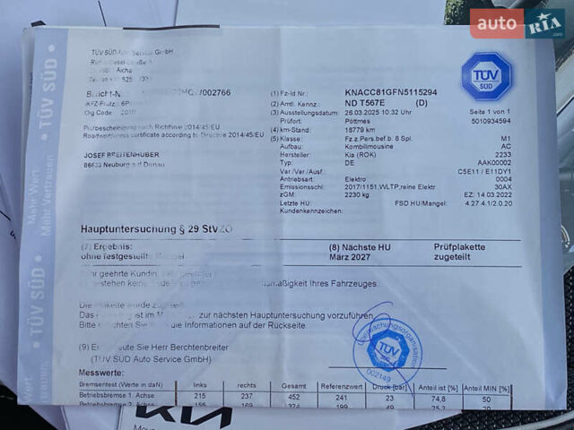 Белый Киа Niro, объемом двигателя 0 л и пробегом 21 тыс. км за 21999 $, фото 69 на Automoto.ua