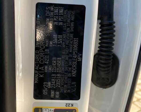 Білий Кіа Niro, об'ємом двигуна 1.6 л та пробігом 19 тис. км за 22900 $, фото 28 на Automoto.ua