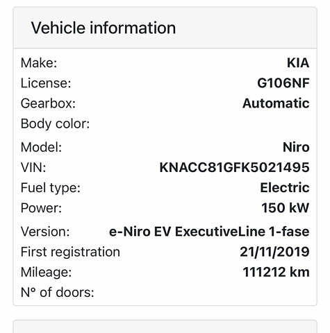 Черный Киа Niro, объемом двигателя 0 л и пробегом 112 тыс. км за 18700 $, фото 32 на Automoto.ua
