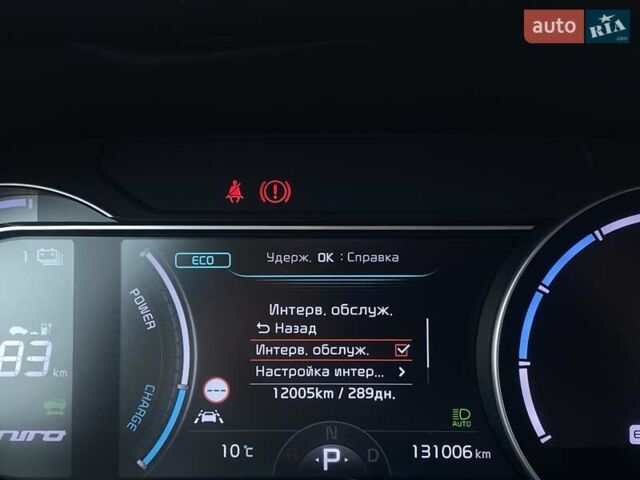 Чорний Кіа Niro, об'ємом двигуна 0 л та пробігом 131 тис. км за 21500 $, фото 41 на Automoto.ua