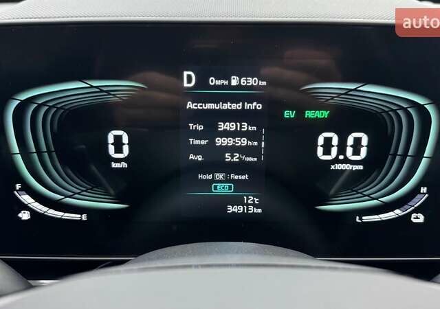 Черный Киа Niro, объемом двигателя 1.58 л и пробегом 34 тыс. км за 26000 $, фото 10 на Automoto.ua