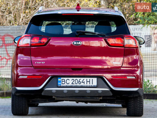 Красный Киа Niro, объемом двигателя 1.58 л и пробегом 56 тыс. км за 14500 $, фото 13 на Automoto.ua