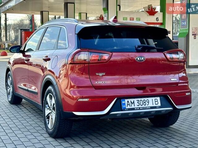 Красный Киа Niro, объемом двигателя 1.59 л и пробегом 115 тыс. км за 16900 $, фото 5 на Automoto.ua