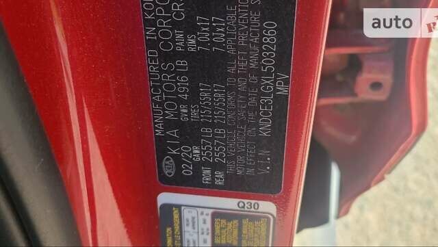 Красный Киа Niro, объемом двигателя 0 л и пробегом 62 тыс. км за 22000 $, фото 5 на Automoto.ua