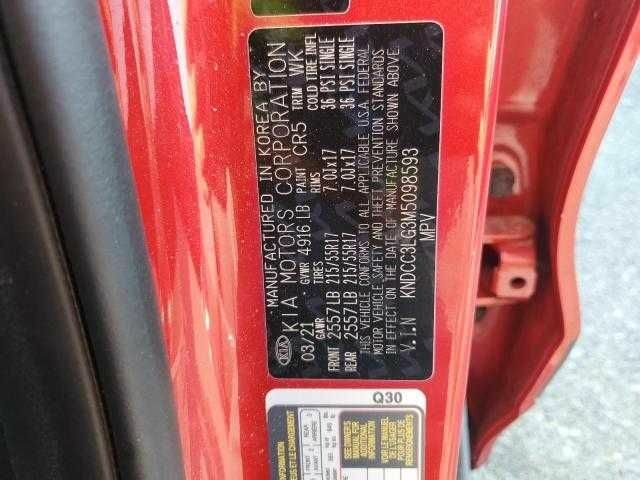 Червоний Кіа Niro, об'ємом двигуна 0 л та пробігом 78 тис. км за 6000 $, фото 13 на Automoto.ua