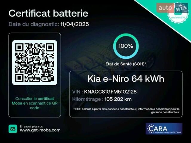 Киа Niro, объемом двигателя 0 л и пробегом 105 тыс. км за 20350 $, фото 1 на Automoto.ua