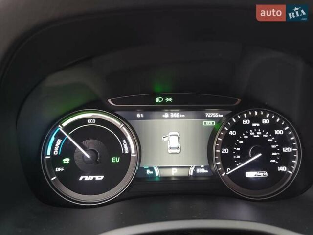 Серый Киа Niro, объемом двигателя 1.6 л и пробегом 73 тыс. км за 20600 $, фото 22 на Automoto.ua
