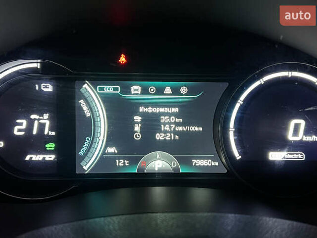 Сірий Кіа Niro, об'ємом двигуна 0 л та пробігом 79 тис. км за 20300 $, фото 11 на Automoto.ua