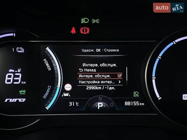 Сірий Кіа Niro, об'ємом двигуна 0 л та пробігом 88 тис. км за 22500 $, фото 31 на Automoto.ua