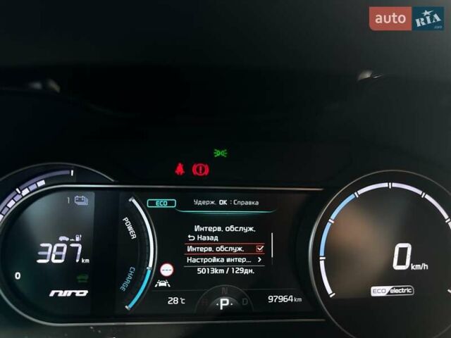 Сірий Кіа Niro, об'ємом двигуна 0 л та пробігом 97 тис. км за 22600 $, фото 28 на Automoto.ua