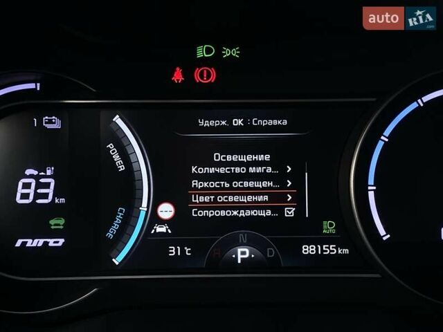 Сірий Кіа Niro, об'ємом двигуна 0 л та пробігом 88 тис. км за 22500 $, фото 32 на Automoto.ua