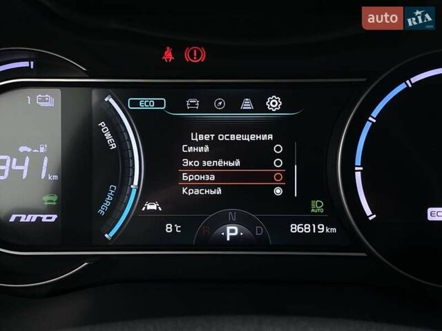 Сірий Кіа Niro, об'ємом двигуна 0 л та пробігом 86 тис. км за 23400 $, фото 48 на Automoto.ua