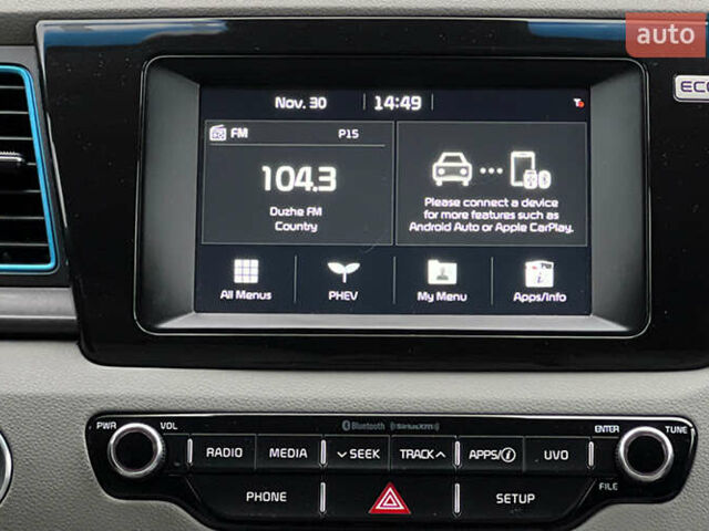 Синій Кіа Niro, об'ємом двигуна 1.58 л та пробігом 110 тис. км за 18300 $, фото 14 на Automoto.ua