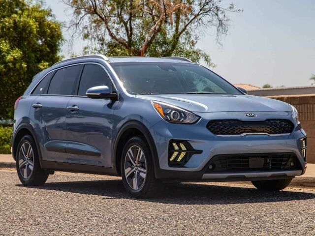 Синий Киа Niro, объемом двигателя 1.6 л и пробегом 40 тыс. км за 9400 $, фото 2 на Automoto.ua