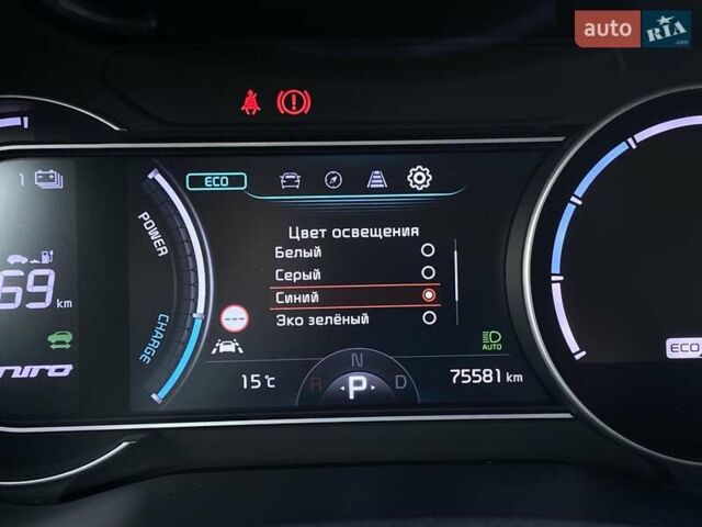 Синій Кіа Niro, об'ємом двигуна 0 л та пробігом 75 тис. км за 23900 $, фото 44 на Automoto.ua