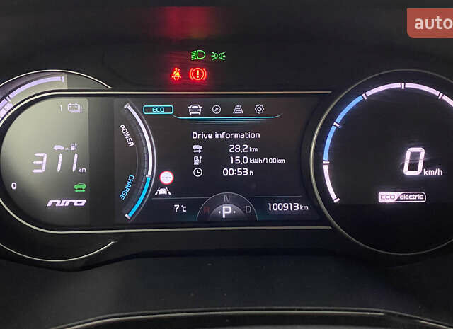Синий Киа Niro, объемом двигателя 0 л и пробегом 100 тыс. км за 20950 $, фото 12 на Automoto.ua