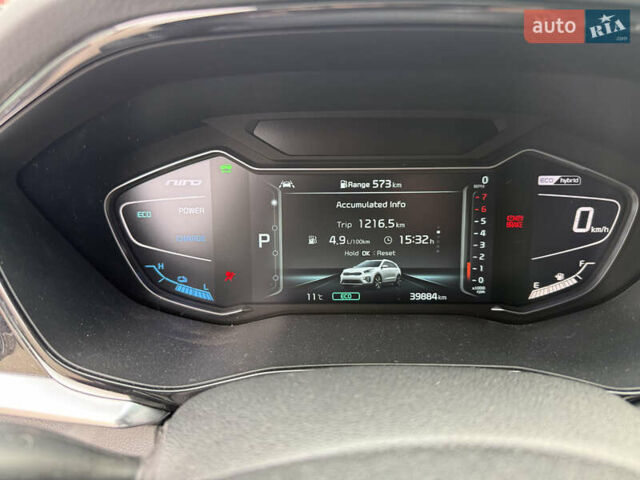 Синий Киа Niro, объемом двигателя 1.58 л и пробегом 40 тыс. км за 19900 $, фото 15 на Automoto.ua