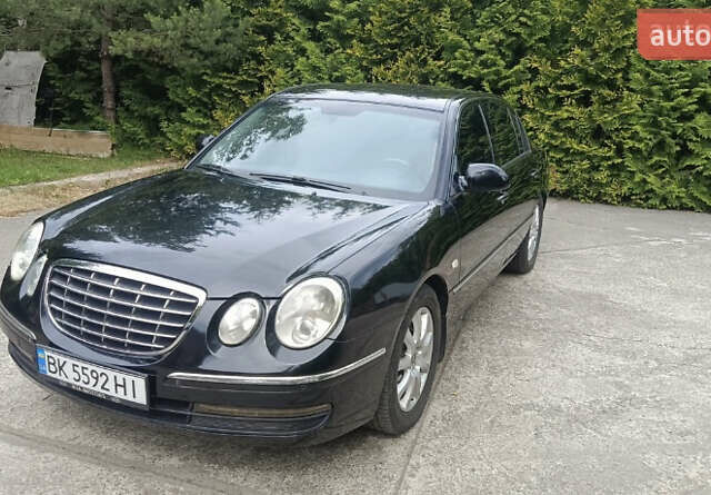 Черный Киа Опирус, объемом двигателя 3.78 л и пробегом 185 тыс. км за 6800 $, фото 2 на Automoto.ua